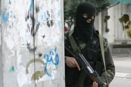 Hamas fighters in Gaza City