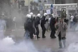 kosovo demonstration