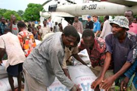 Aid for victims of Mozambique flooding