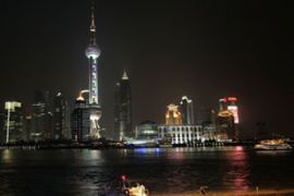 shanghai, skyline, river