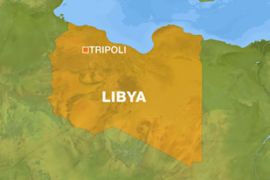 Map of Libya showing Tripoli