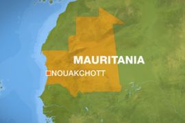 Map of Mauritania showing Nouakchott