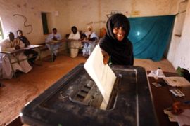 Mauritania woman voting