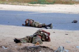 Bodies of Ethiopian soldiers Mogadishu Somalia