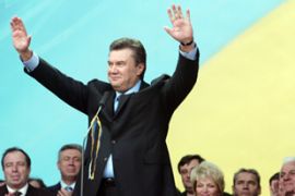 Minister of Ukraine Viktor Yanukovich
