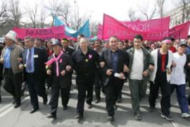 Protest in Kyrgyzstan