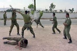 palestinian forces training