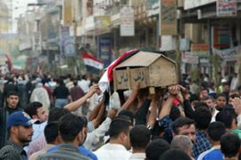 coffin suicide bombings baghdad