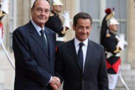 Chirac and Sarkozy