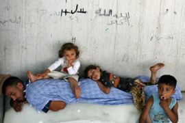 palestinian children naher el-bared