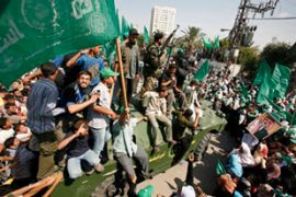 Hamas Supporters Celebrate