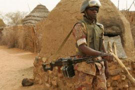 African Union soldier in Darfur