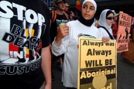 Aborigine Demonstration Death Police