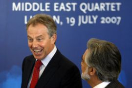 Tony Blair at Quartet meeting