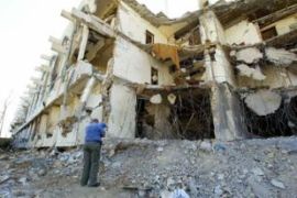 Bomb damaged UN mission in Baghdad