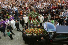 Pavarotti's funeral