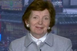 Mary Robinson Ireland president UN Darfur Chad Frost over the world