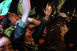 Correa supporters celebrate election