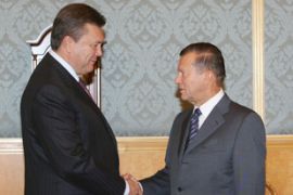 Vikto Yanukovych and Viktor Zubkov, Ukrainian and Russian PMs