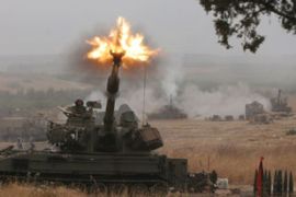 Tank fires during 2006 Israel war in Lebanon