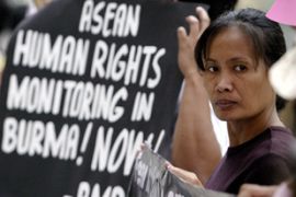 myanmar protest asean philippines