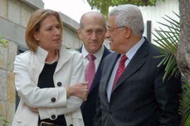 Abbas with Olmert