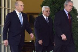 Abbas, Olmert and Bush