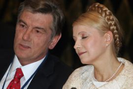 Yushchenko and Tymoshenko