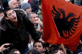 Kosovo protest