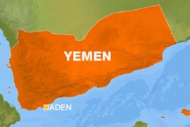 Map image - Yemen showing Aden