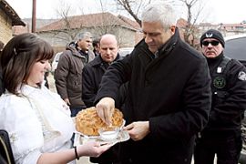 Serb leader Tadic in Kosovo