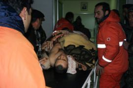 Wounded Lebanese man