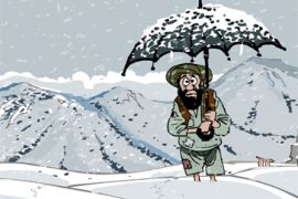 afghan war against cold cartoon