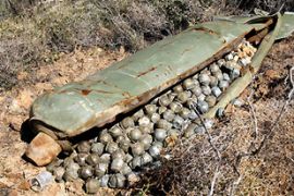 cluster bomb lebanon