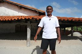 Brazil sand villages Piaui state villager