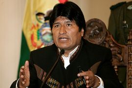 Bolivia president Evo Morales Jazeera