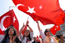 Turkey protests in Ankara