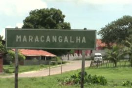 Maracangalha village sign