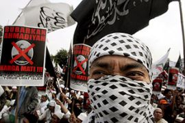 indonesia religious protests