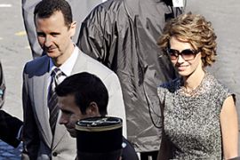 Assad and wife