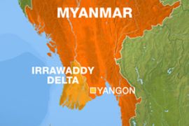 myanmar map irrawaddy delta region al jazeera