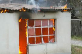 South Ossetian villages burnt by militias