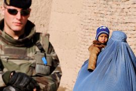 afghanistan soldier burka civilian