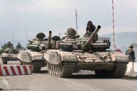 Georgia tanks south ossetia
