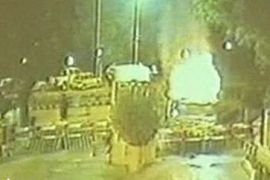 CCTV footage of truck bomb at Islamabad Marriott