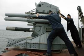 Russian frigate Neustrashimy