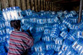 bottled water aid Haiti