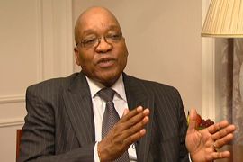 Jacob Zuma - interview with AJE.