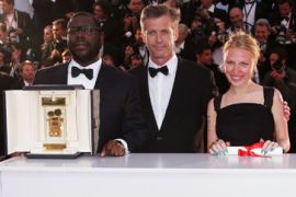 Director Steve McQueen wins Camera d''Or award for Hunger at the Cannes Film Festival