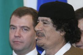 muammar gaddafi and dmitry medvedev
